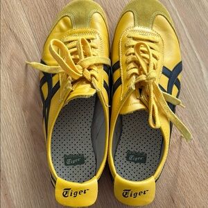 Onitsuka Tiger by Asics Yellow and Black Sneakers